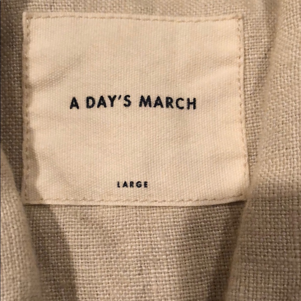 🌟A Days March heavy Linen over shirt - Picture 13 of 14